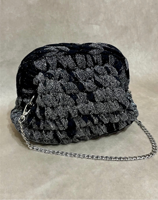 Borsa clutch glitter