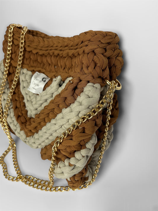 Borsa bicolore “SIENA”