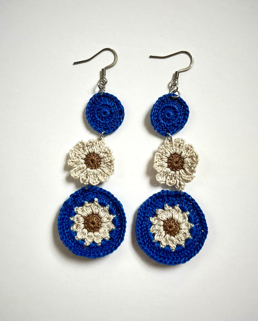 Orecchini floreali Bluet