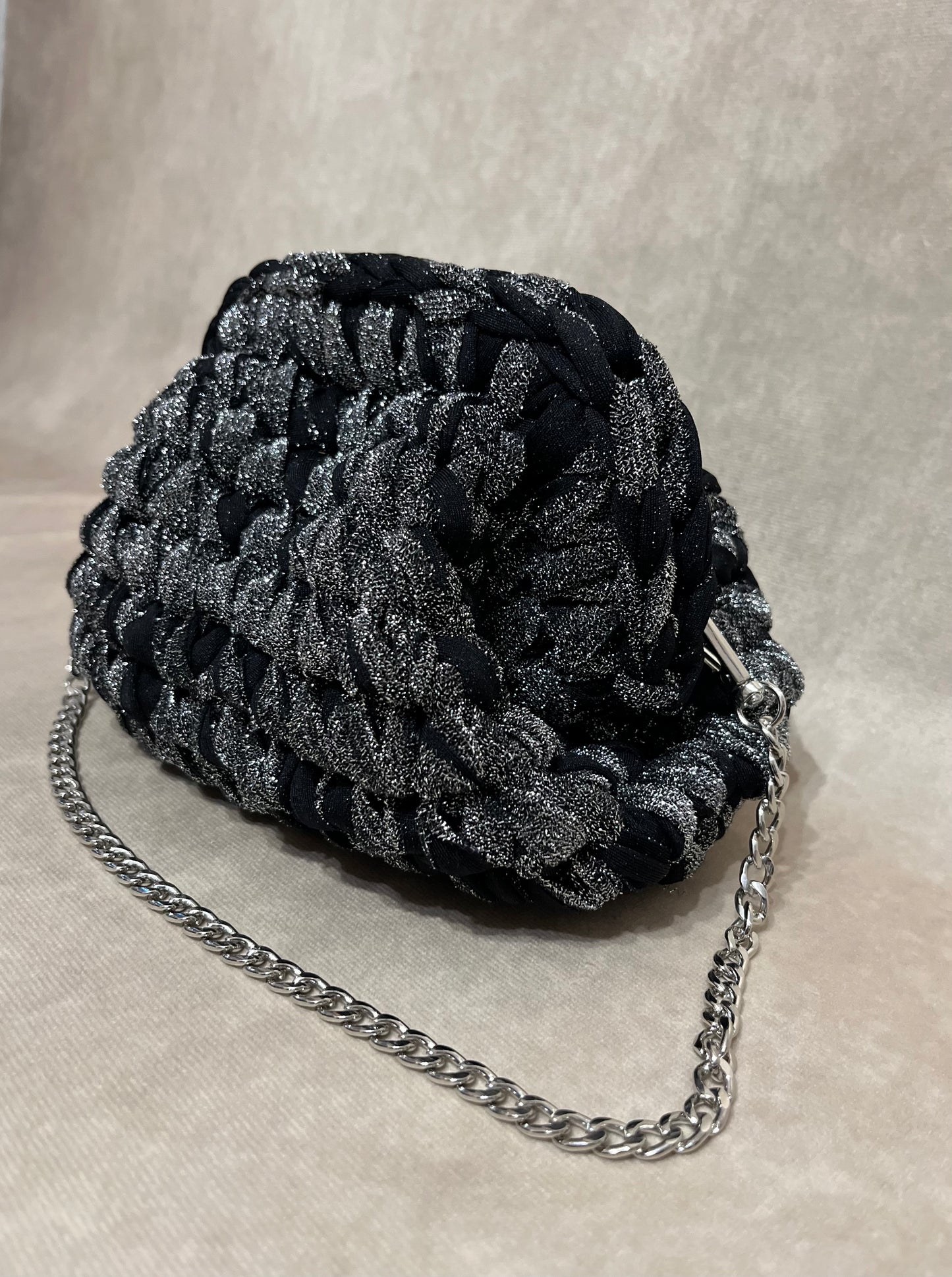 Borsa clutch glitter